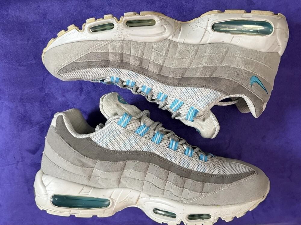 Nike Air Max 95 Men’s Sz.12 Low Top Sneakers Grey Amarillo Colorblock CD7495-100